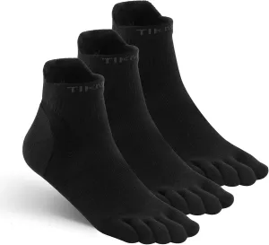 Athletic Toe Socks, Five Finger Ankle Socks for Men/Women, CoolMax Moisture-Wicking Arch Support