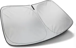 Autotech Park Foldable Sunshade Compatible with 2020-2025 Toyota Supra, UV Reflective and Easy Storage, Custom-fit Car Windshield Sun Shade