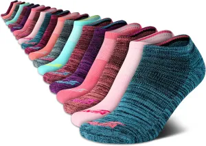 Avia Girls' Socks - 20 Pack Performance Cushion Low Cut Socks