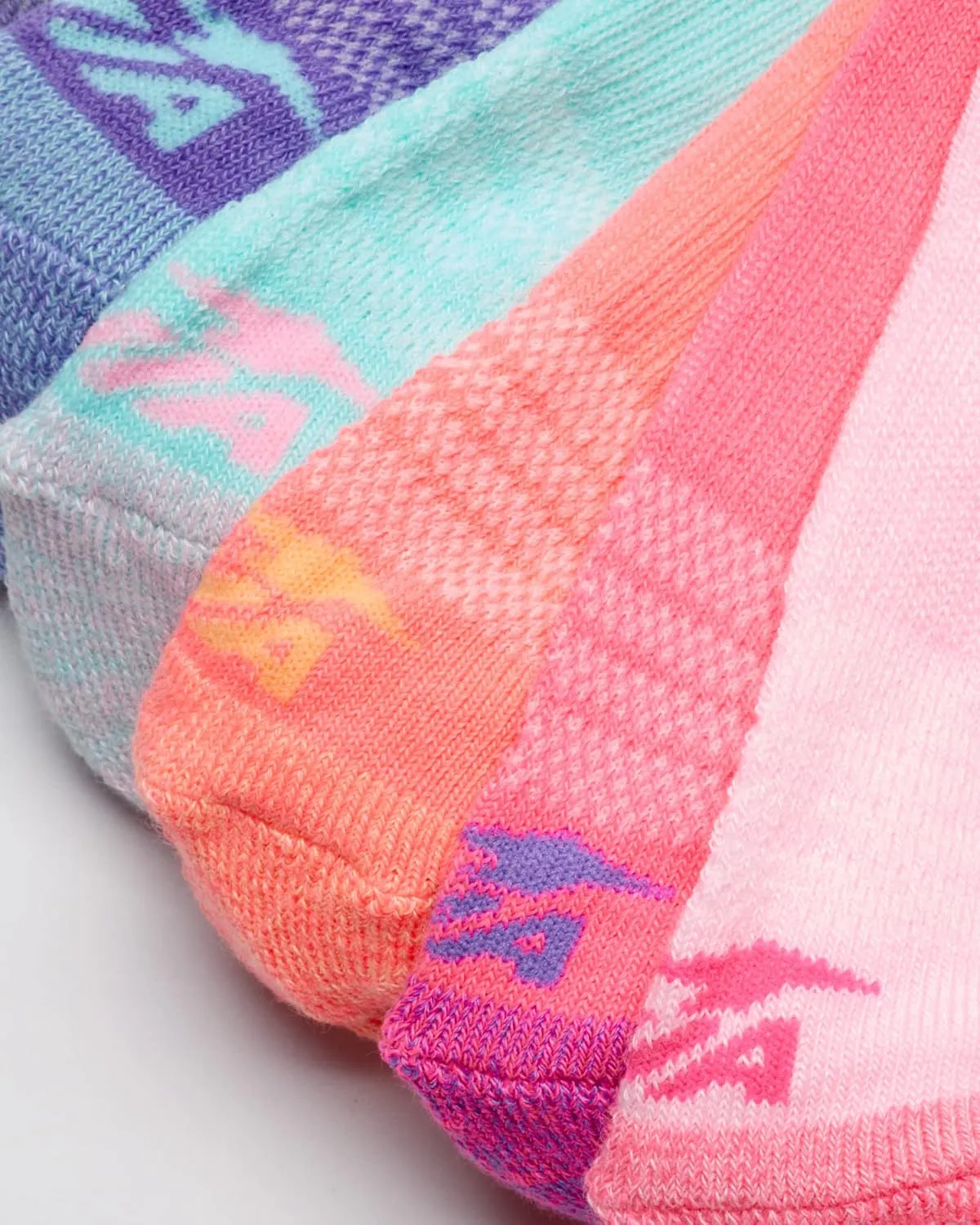 Avia Girls' Socks - 20 Pack Performance Cushion Quarter Cut Socks