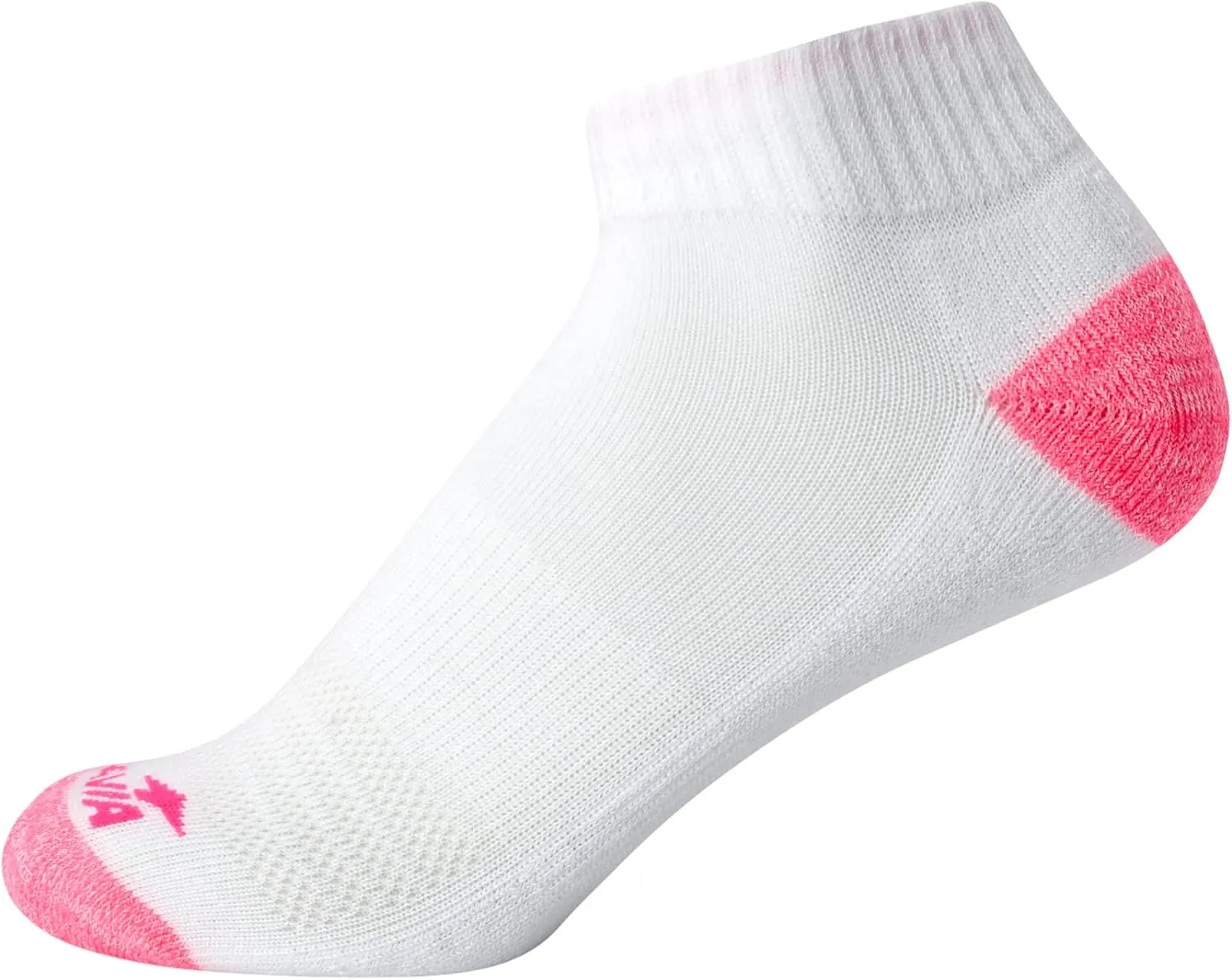 Avia Girls' Socks - 20 Pack Performance Cushion Quarter Cut Socks