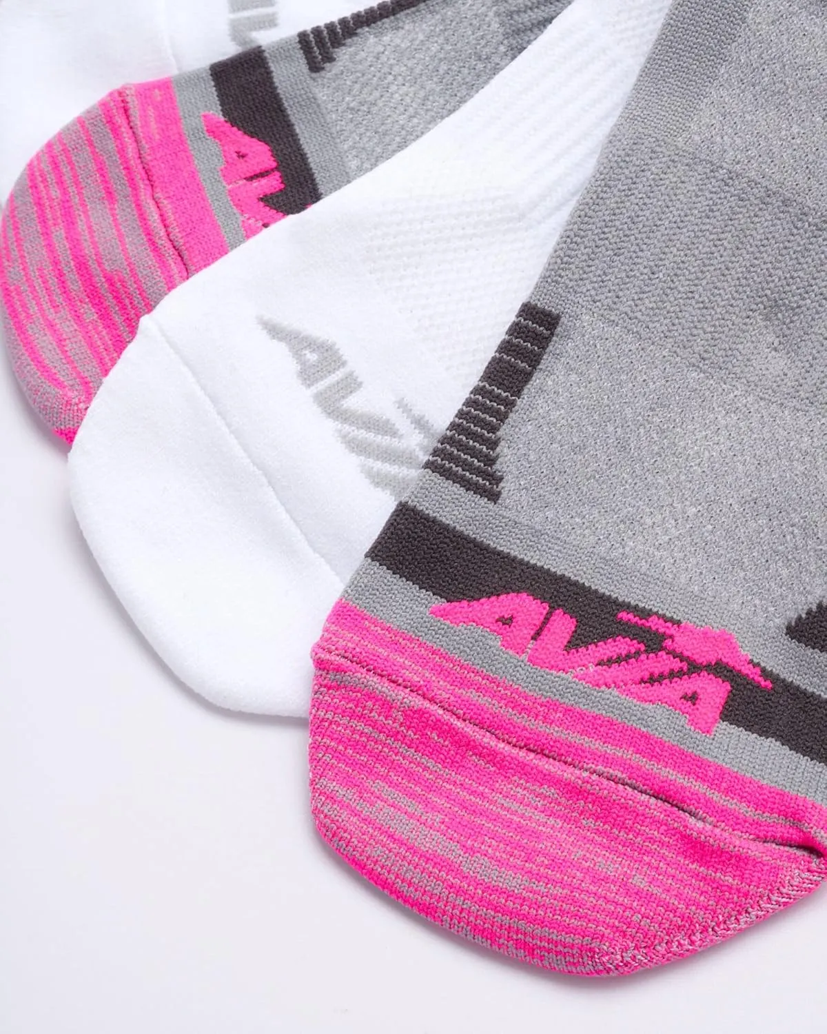 Avia Women's Low Cut Socks - 6 Pack Performance Cushion Comfort No Show Socks - Breathable Athletic Socks for Women (4-12)