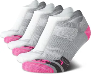 Avia Women's Low Cut Socks - 6 Pack Performance Cushion Comfort No Show Socks - Breathable Athletic Socks for Women (4-12)