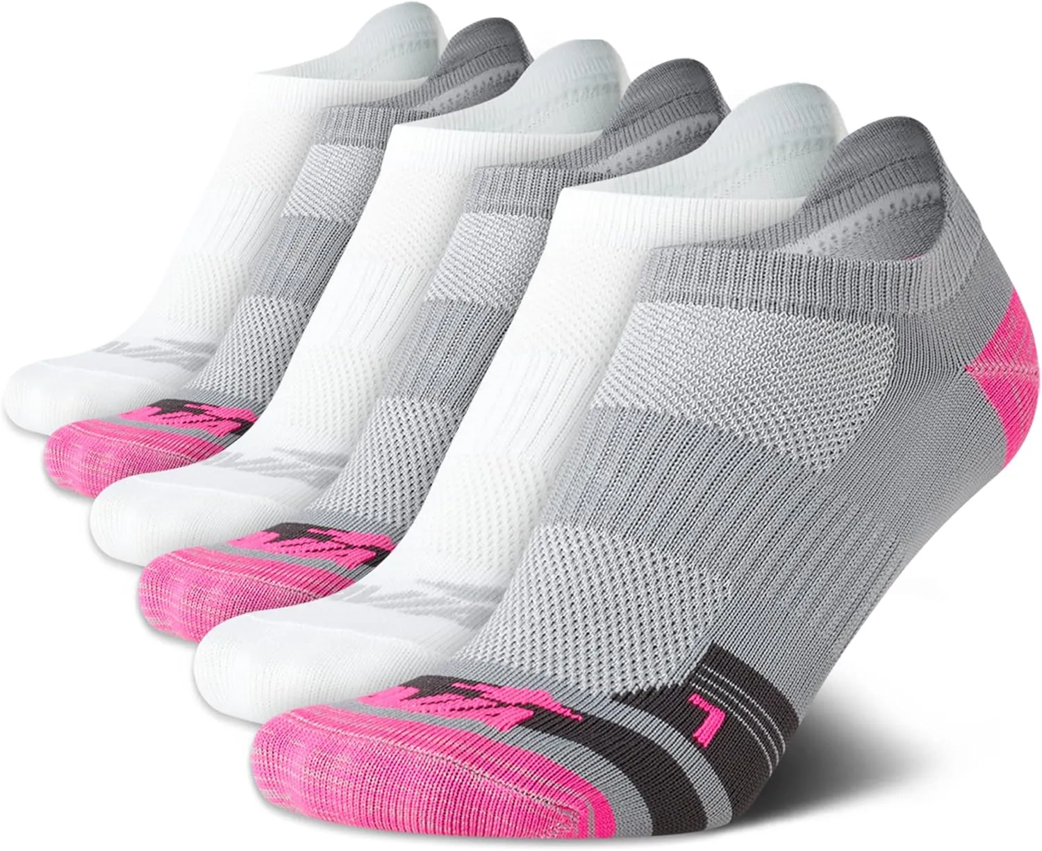 Avia Women's Low Cut Socks - 6 Pack Performance Cushion Comfort No Show Socks - Breathable Athletic Socks for Women (4-12)