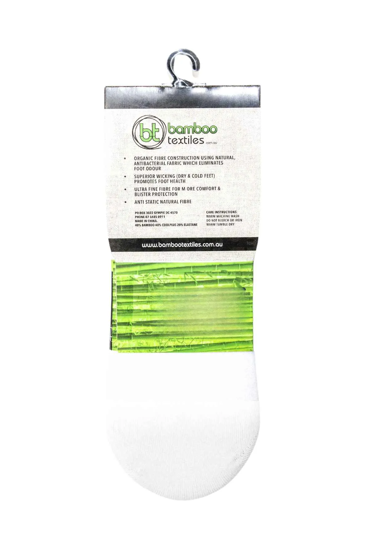 Bamboo Invisi 2 Pack Sock