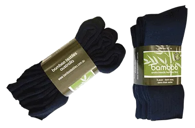 BAMBOO TEXTILES BAMBOO SOCKS 3 PK
