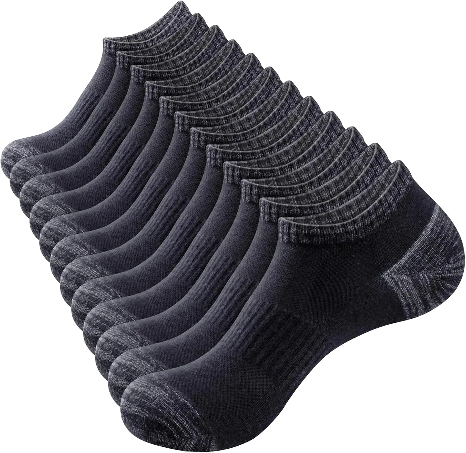 Bamboo Viscose Ankle Socks For Men, Breathable Anti-Odor Casual Everyday Athletic Low Cut Socks
