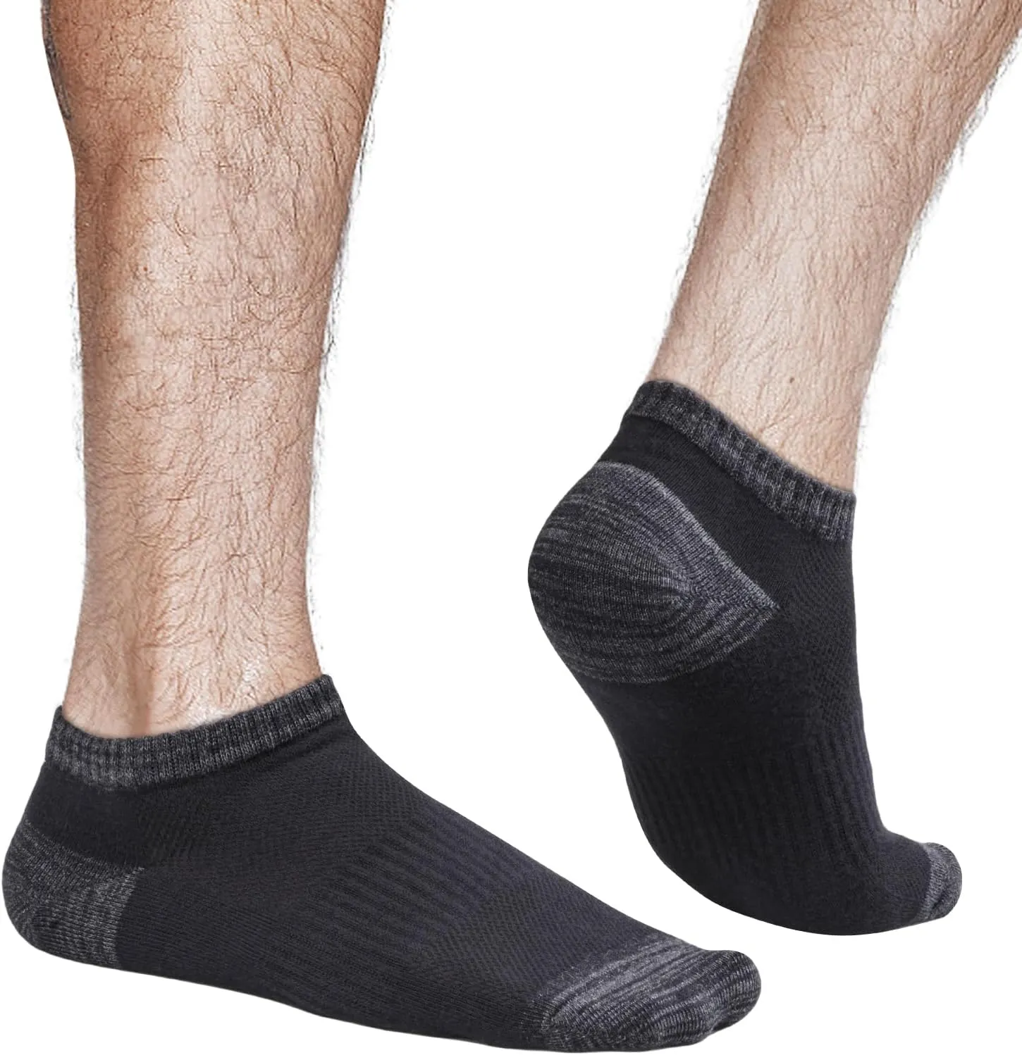 Bamboo Viscose Ankle Socks For Men, Breathable Anti-Odor Casual Everyday Athletic Low Cut Socks