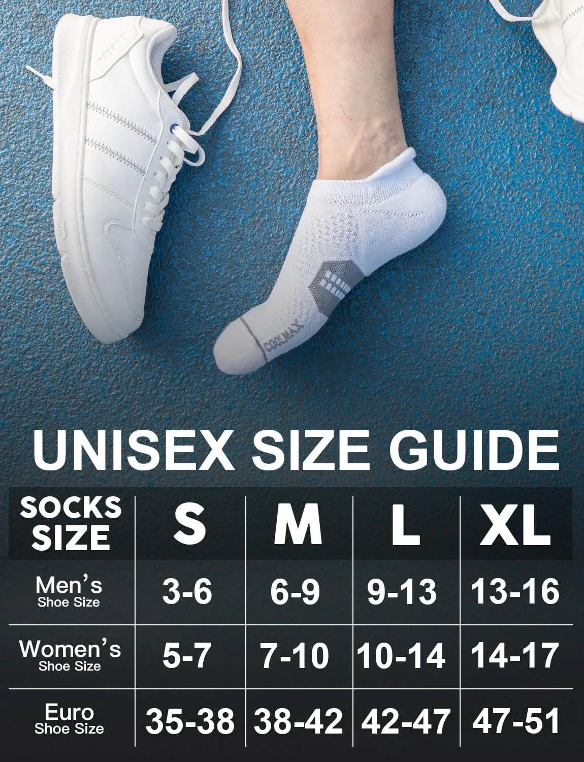 Bamboo Viscose Compression Running No Show Socks Men Coolmax Moisture Wicking Cushioned Anti-Blister Athletic Ankle