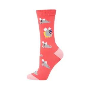 Bamboozld  Sock - Womens Scholar Koala Size 2-8