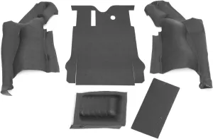 BedRug Jeep Kit - BedTred BTJK11R2 fits 11  JK 2DR REAR 5PC CARGO KIT (INCLUDES TAILGATE & TUB LINER)