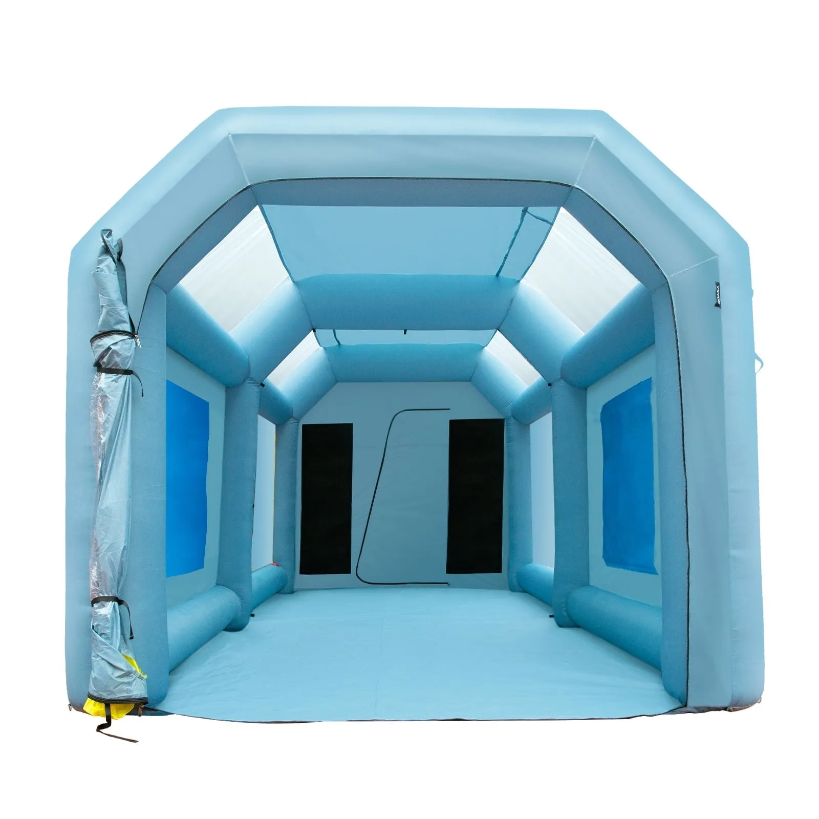 BENTISM Inflatable Paint Booth 26x15x11ft Inflatable Spray Booth Car Paint Tent with 750W 950W Filter System Blower