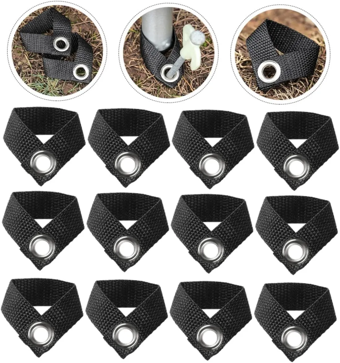 BESPORTBLE Fixed Buckle Trampoline Ground Anchor Tent Poles Camping Tarp Tent Pegs Protector Outlet