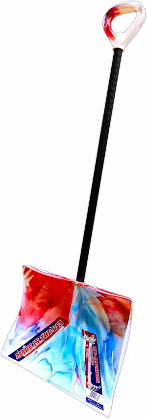 Bigfoot 18" Combination Snow Shovel – Multi-Use Blade Dozer Design with Metal Handle