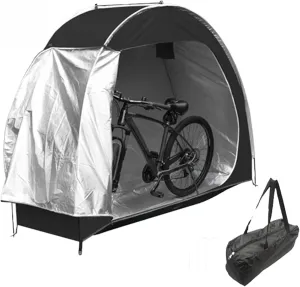 Bike Tent, UV-Proof Waterproof Oxford Bike Shed, Portable Storage Tent Built-in Storage Pockets and Ventilation Windows, Covers for Outside #