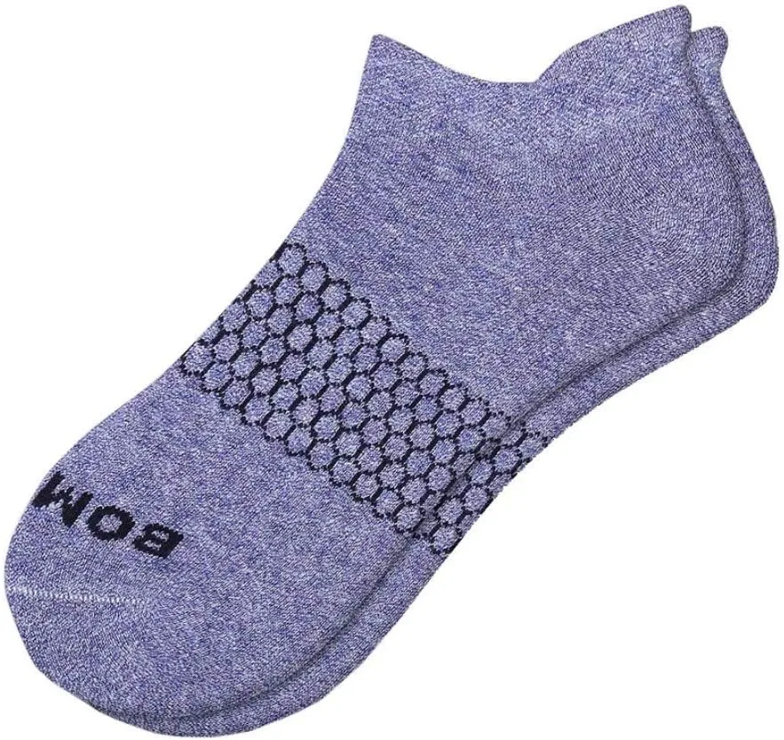 Bombas Women's Originals Ankle Socks, (Grey/Blue)