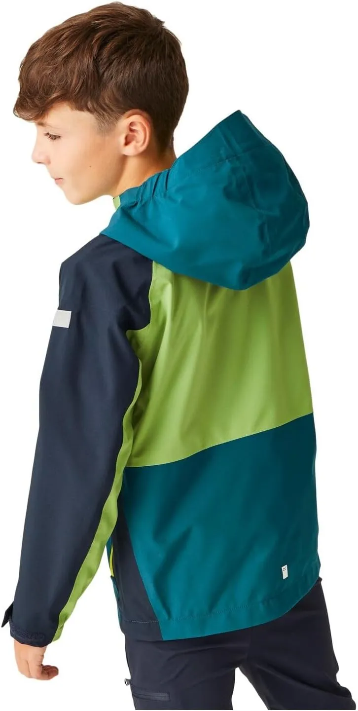 Boy's Regatta Kids' Highton V Waterproof JacketRegatta Boys Highton V Full Zip Waterproof Jacket