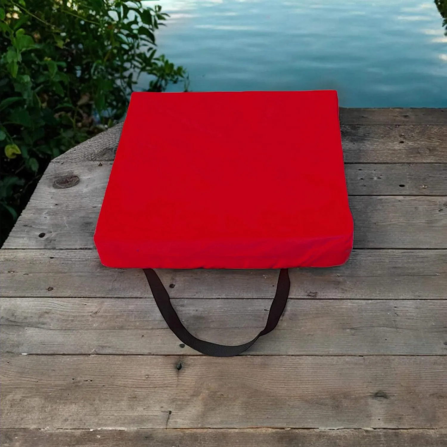 Bradley Type IV Boat Cushion USCG Approved Throwable Flotation Device; Coast Guard Approved Throw Preserver with Foam Cushion; throwable Boat seat Safety Device