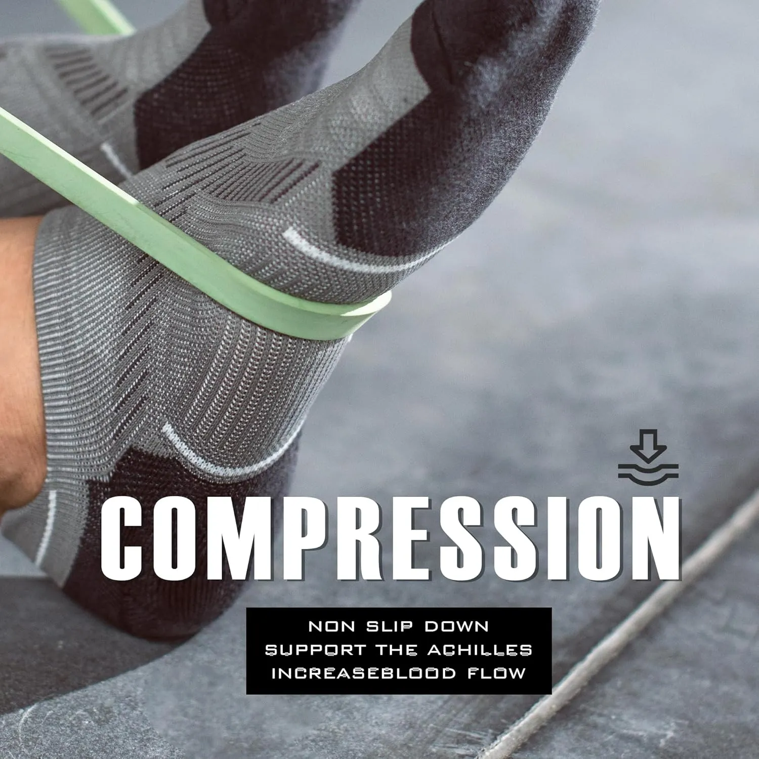 BRISIRA Bamboo Viscose Compression No Show Socks Men Athletic Running Extra Cushion Moisture Wicking No Blister Sport Low Cut