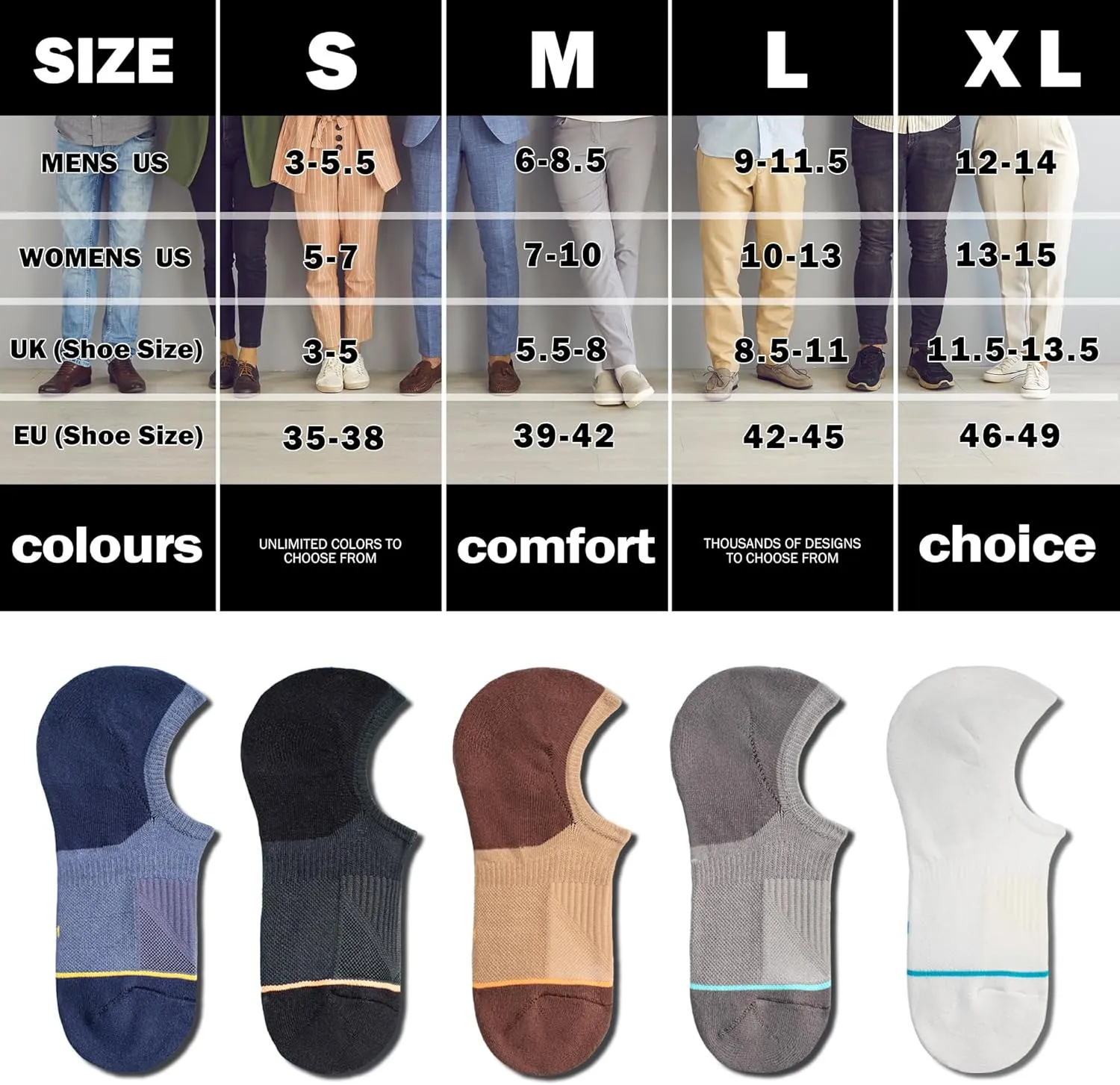BRISIRA Bamboo Viscose Compression No Show Socks Men Athletic Running Extra Cushion Moisture Wicking No Blister Sport Low Cut