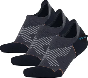BRISIRA Bamboo Viscose Coolmax Compression Running No Show Socks Men Cushioned Moisture Wicking Arch Support Athletic Padded