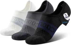BRISIRA Coolmax Bamboo Viscose Compression No Show Socks Moisture Wicking Cushion Short Low Cut Ankle Athletic Sock for Golf