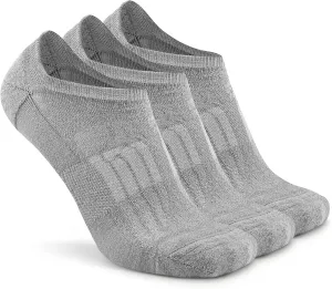 Busy Socks No Show Merino Wool Athletic Running Socks for Men Women,Low Cut Thin Soft Sport Wool Socks with Non-Slip Grips