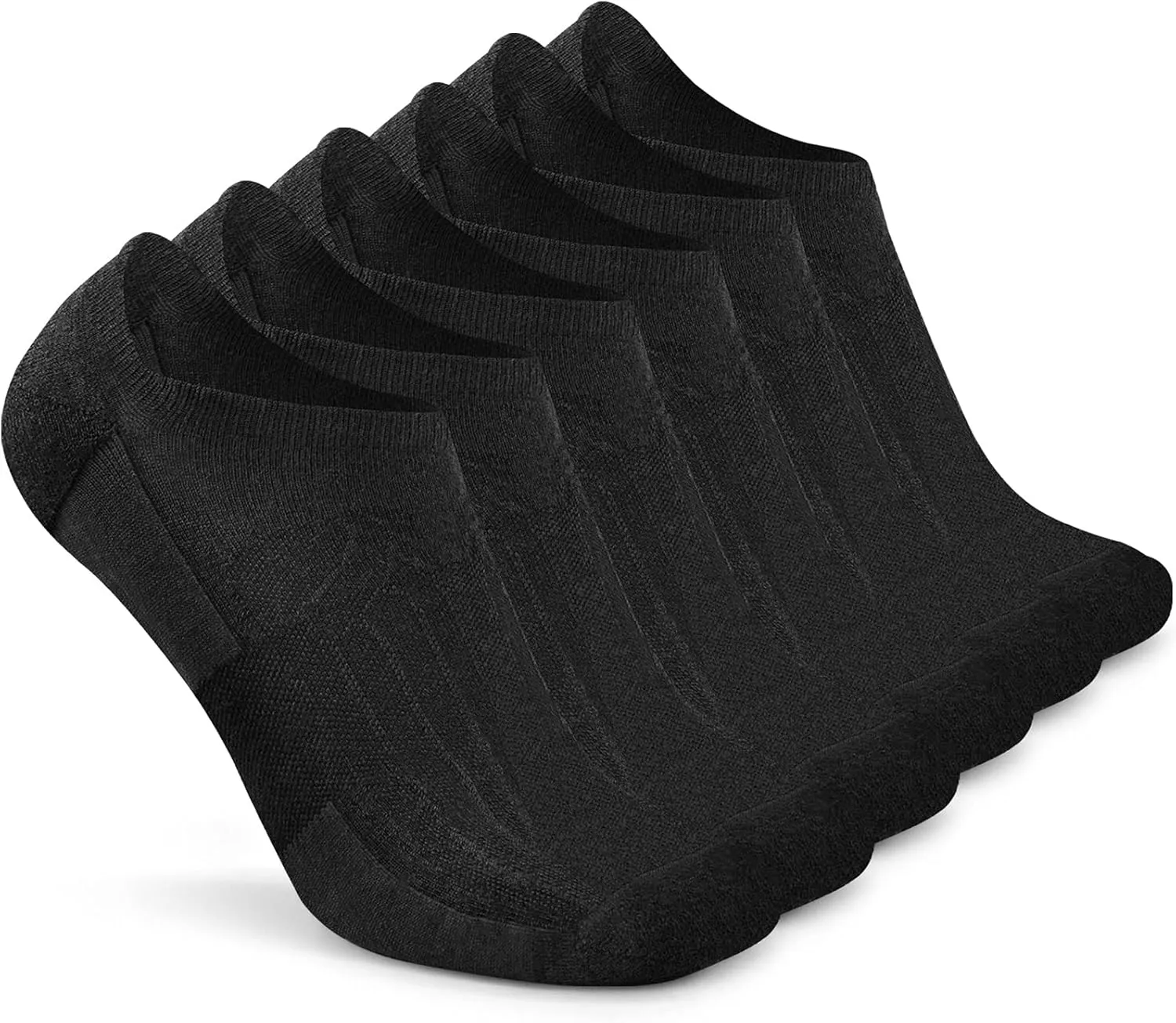 Busy Socks No Show Merino Wool Athletic Running Socks for Men Women,Low Cut Thin Soft Sport Wool Socks with Non-Slip Grips