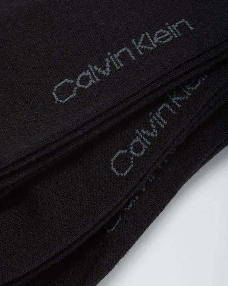 Calvin Klein Men's Dress Crew Socks - 3 Pack Soft Athletic Performance Crew Socks for Men - Casual Long Mens Sport socks