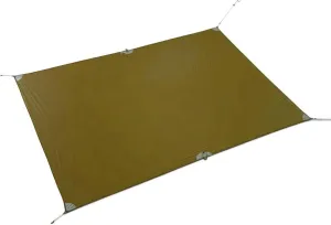 Camping Tarp, Ultralight Tarp Lightweight Sun Shelter Camping Mat Tent Footprint 15d Nylon Silicone 160g (Color : Khaki 210x150cm)