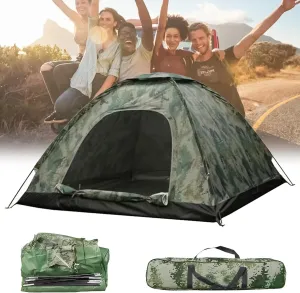 Camping Tent 1/2/3/4 Person Waterproof Family Dome Tent with Rain Fly, Lightweight Outdoor Tent for Backpacking Hiking Camping Full Coverage Tent for Outdoor Accessories