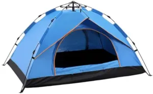 Camping Tent, Camping Double Single Tent, Outdoor Wind and rain Resistance Thickened Double-Layer Tent