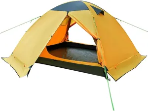 Camping Tent for 3-4 People, Family Outdoor Adventure Tent with Aluminum Poles, Waterproof for Backpacking, Hiking & Travel