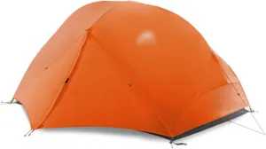 Camping Tents,Camping Tent 3-4 Season 15d/210t Outdoor Ultralight Silicon Coated Nylon Waterproof Tents (Color : 210t Orange, Size : 4 Season)