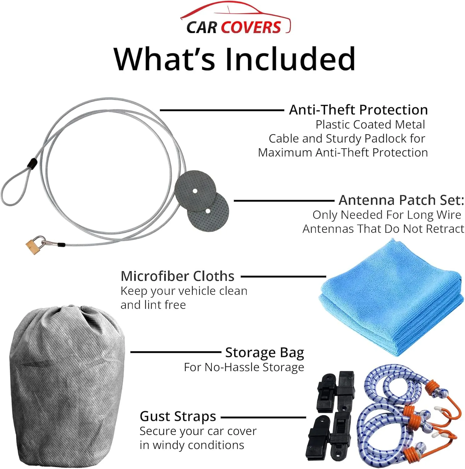 Car Covers Weatherproof Max Car Cover & Warranty Compatible with Chevrolet 1970-1981 Camaro 2nd Gen- Outdoor Cover Theft Cable Lock Car Accessories Better Than Waterproof