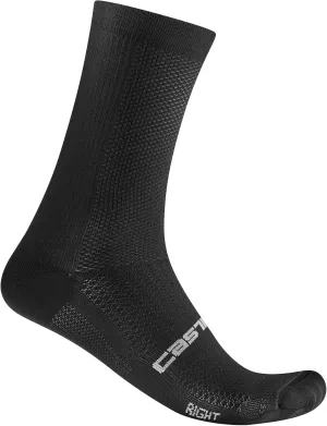CASTELLI Men’s Espresso 18 Sock, Moisture Wicking Performance Cycling Apparel Sock for Road & Gravel Biking