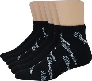 Champion Men's Double Dry Moisture Wicking Ankle Socks; 6, 8, 12 Packs Available