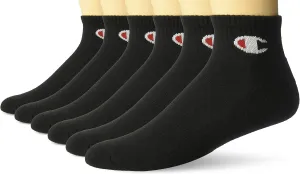 Champion Men's Double Dry Moisture Wicking Ankle Socks; 6, 8, 12 Packs Available