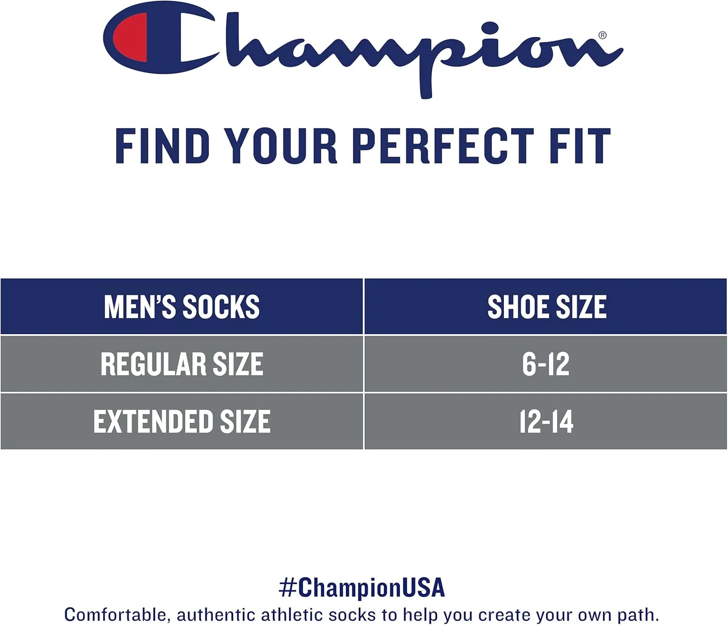 Champion Men's Double Dry Moisture Wicking No Show Socks; 6, 8 Packs Available