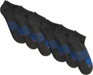 Champion Men's, Performance No Show Socks, 6-Pack