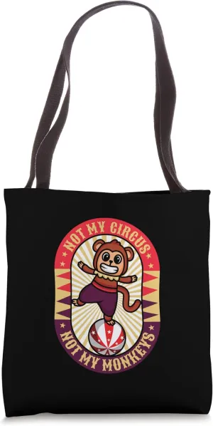 Circus Artist Showman Circus Staff Funny Monkey Tote Bag