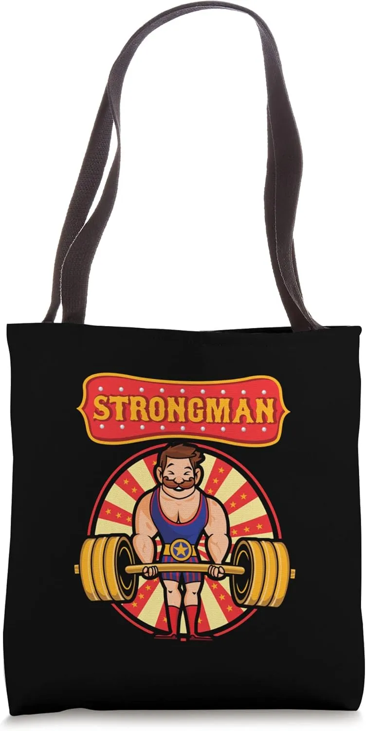 Circus Artist Showman Circus Staff Gym Weights Tote Bag