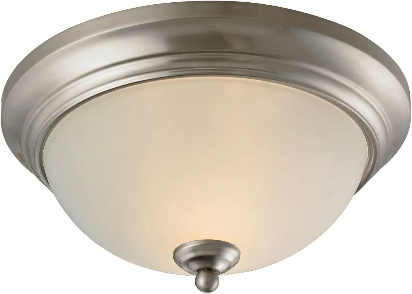 Clifton 11 in. Brushed Nickel Selectable LED Flush Mount
