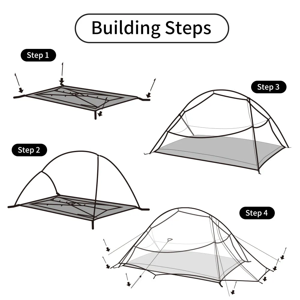 Cloud Up 2 Pro 2-People Lightweight Backpacking Tent