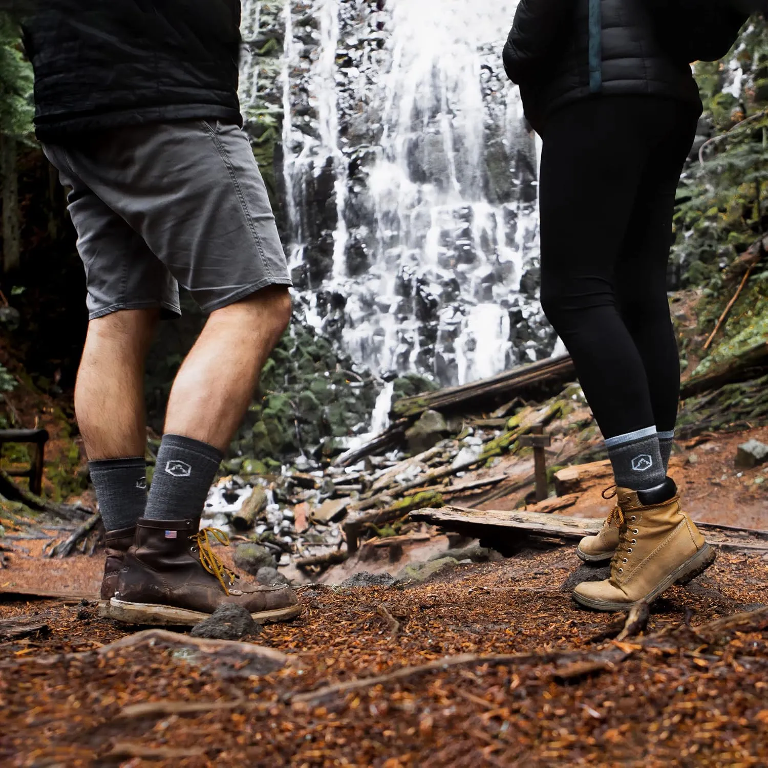 CloudLine Men’s and Women’s Merino Wool Hiking Socks - Cushioned, Warm, Anti-Blister, Moisture Wicking, Made in USA - 3 Pairs