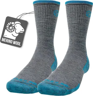 CloudLine Merino Wool Hiking Socks for Men and Women- Ultralight, Thin, Anti-Blister, Moisture Wicking Socks, USA Made 1 Pair