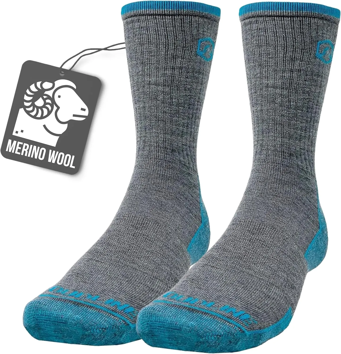 CloudLine Merino Wool Hiking Socks for Men and Women- Ultralight, Thin, Anti-Blister, Moisture Wicking Socks, USA Made 1 Pair