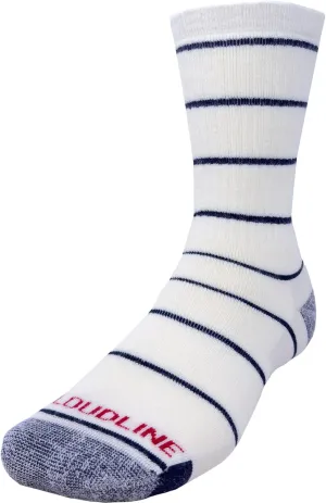 CloudLine Merino Wool Hiking Socks for Women - Full Cushioned, Soft, Anti-Blister, Moisture Wicking, Made in USA - 1 Pair