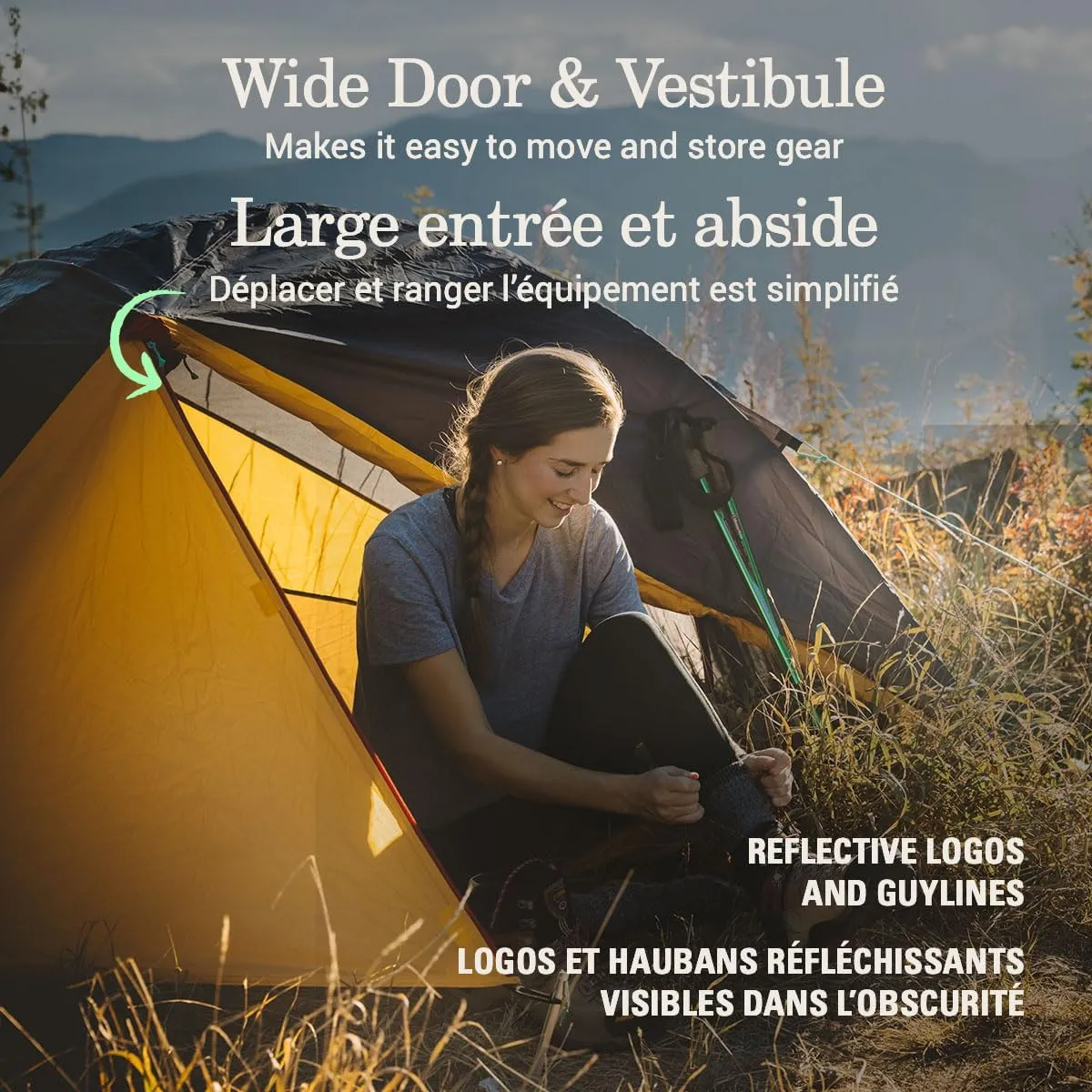 Coleman PEAK1 Premium Backpacking Tent, Waterproof Fabric with 2,000mm Waterhead Rating can Withstand Winds up to 45 MPH; Wide Door, Star View Window, & Footprint Included, 1/2/3/4/6 Person Tent