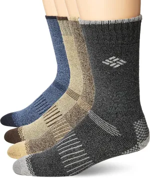 Columbia Men's 4 Pack Moisture Control Crew Socks